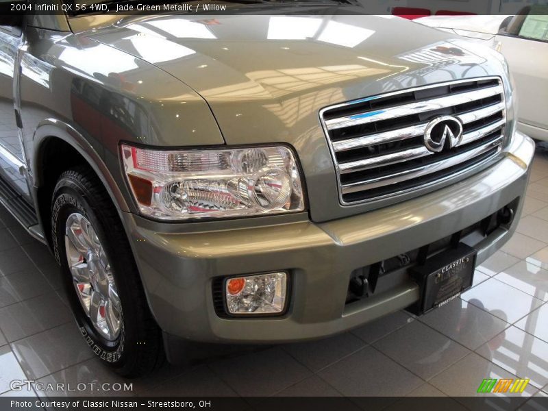 Jade Green Metallic / Willow 2004 Infiniti QX 56 4WD
