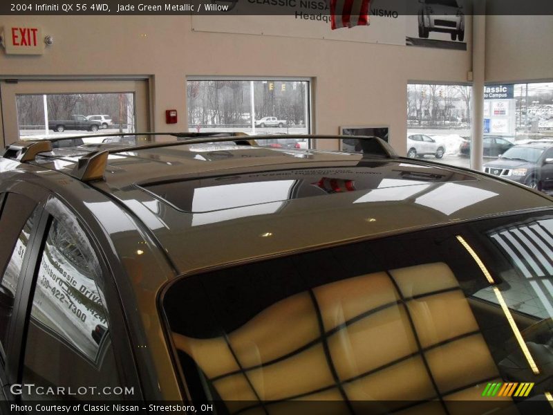 Jade Green Metallic / Willow 2004 Infiniti QX 56 4WD