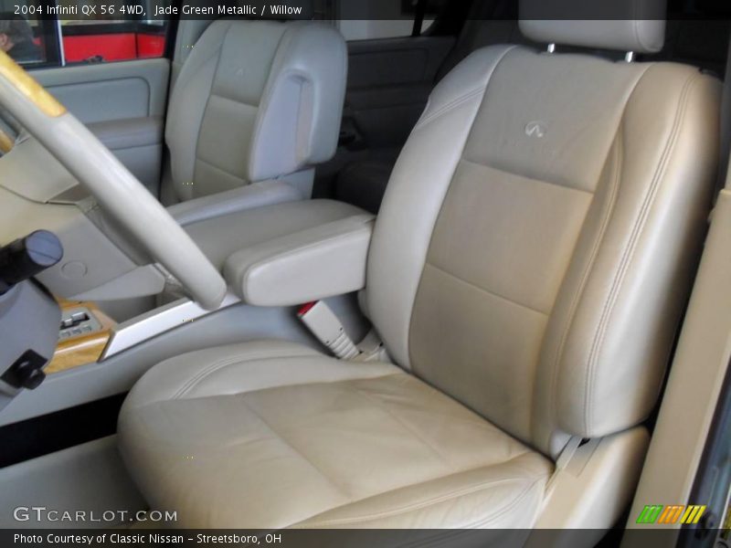 Jade Green Metallic / Willow 2004 Infiniti QX 56 4WD