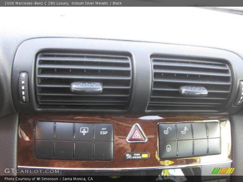 Iridium Silver Metallic / Black 2006 Mercedes-Benz C 280 Luxury
