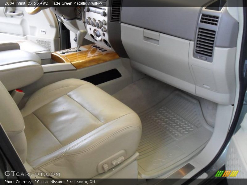 Jade Green Metallic / Willow 2004 Infiniti QX 56 4WD