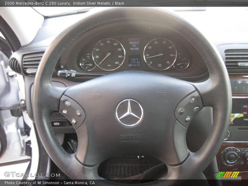 Iridium Silver Metallic / Black 2006 Mercedes-Benz C 280 Luxury