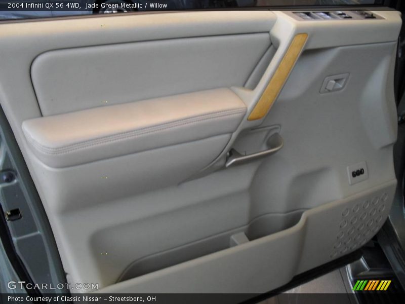 Jade Green Metallic / Willow 2004 Infiniti QX 56 4WD