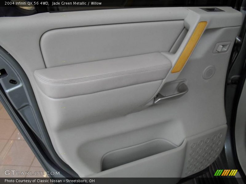 Jade Green Metallic / Willow 2004 Infiniti QX 56 4WD