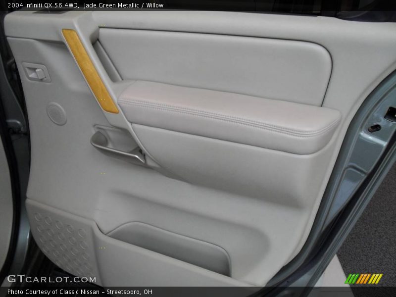 Jade Green Metallic / Willow 2004 Infiniti QX 56 4WD