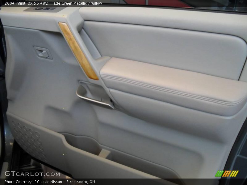 Jade Green Metallic / Willow 2004 Infiniti QX 56 4WD