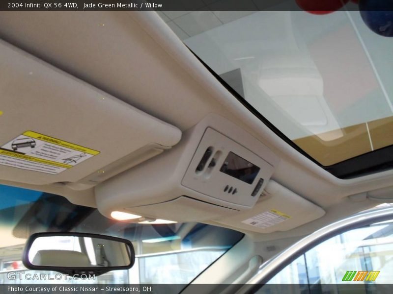 Jade Green Metallic / Willow 2004 Infiniti QX 56 4WD