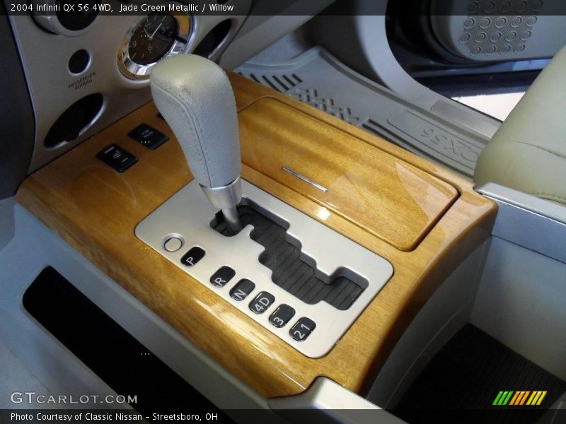 Jade Green Metallic / Willow 2004 Infiniti QX 56 4WD