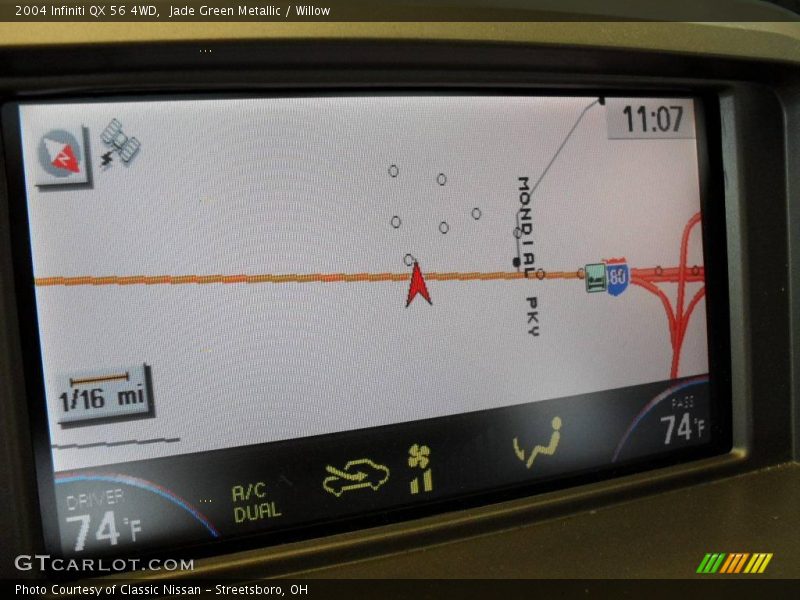 Jade Green Metallic / Willow 2004 Infiniti QX 56 4WD