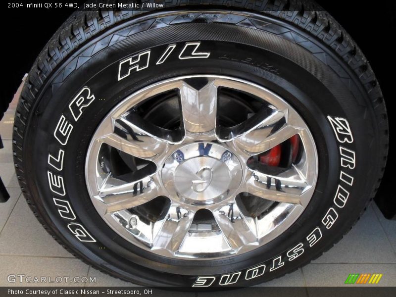 Jade Green Metallic / Willow 2004 Infiniti QX 56 4WD
