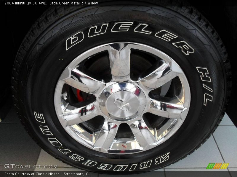 Jade Green Metallic / Willow 2004 Infiniti QX 56 4WD