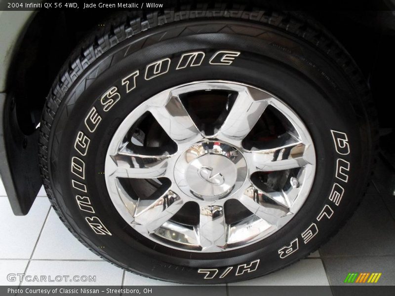 Jade Green Metallic / Willow 2004 Infiniti QX 56 4WD
