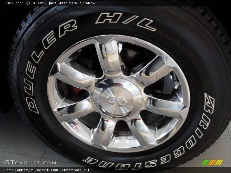 Jade Green Metallic / Willow 2004 Infiniti QX 56 4WD
