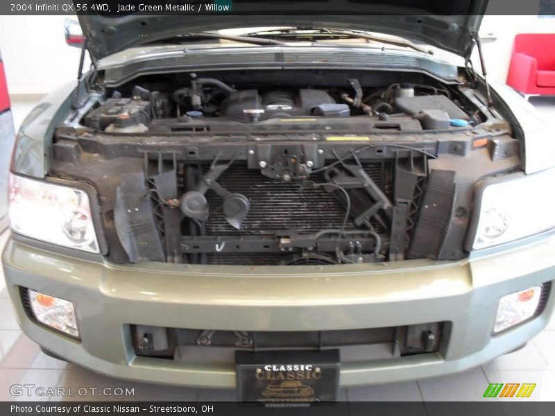 Jade Green Metallic / Willow 2004 Infiniti QX 56 4WD