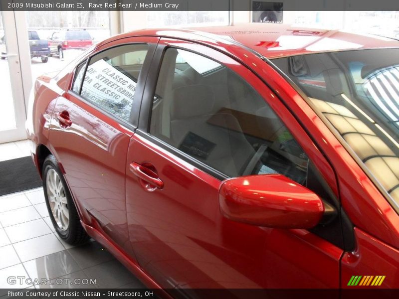 Rave Red Pearl / Medium Gray 2009 Mitsubishi Galant ES