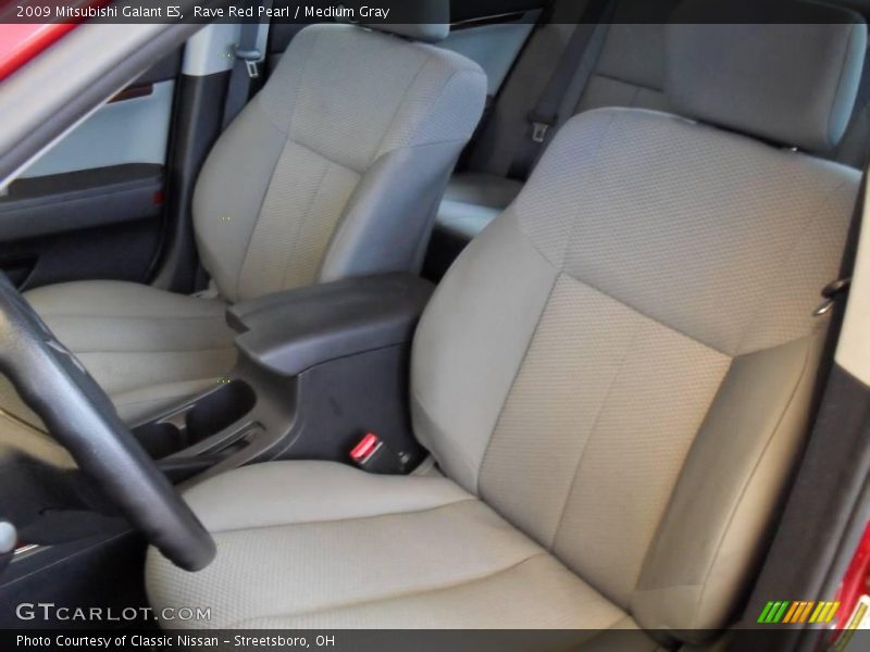 Rave Red Pearl / Medium Gray 2009 Mitsubishi Galant ES