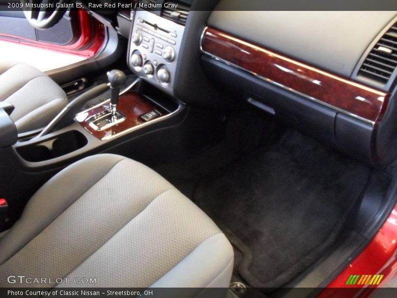 Rave Red Pearl / Medium Gray 2009 Mitsubishi Galant ES