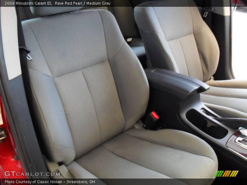 Rave Red Pearl / Medium Gray 2009 Mitsubishi Galant ES