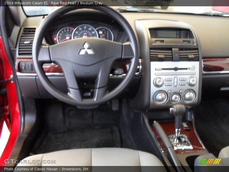 Rave Red Pearl / Medium Gray 2009 Mitsubishi Galant ES