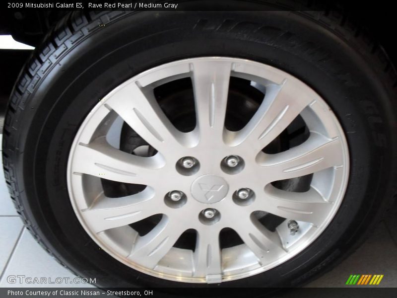 Rave Red Pearl / Medium Gray 2009 Mitsubishi Galant ES