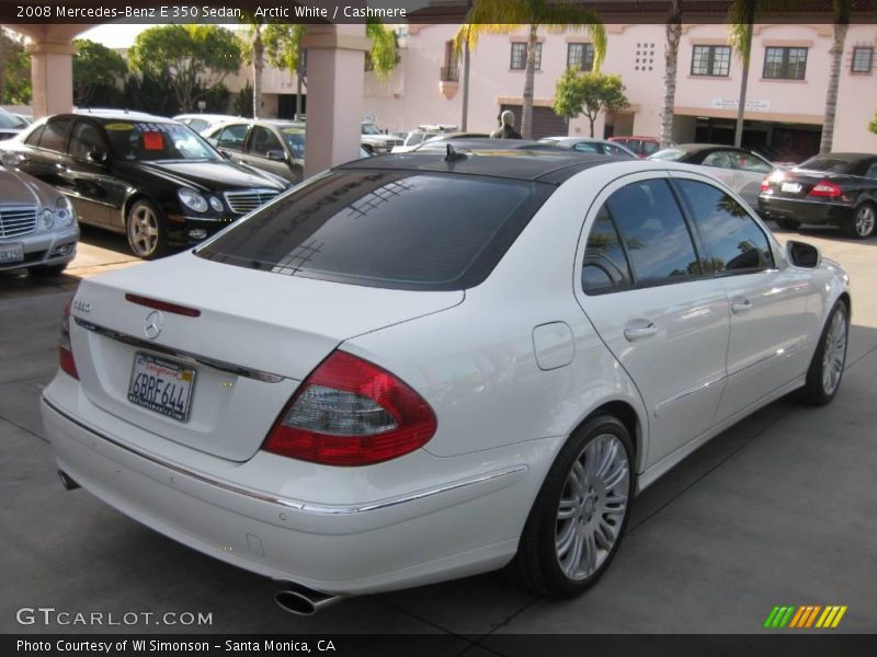 Arctic White / Cashmere 2008 Mercedes-Benz E 350 Sedan