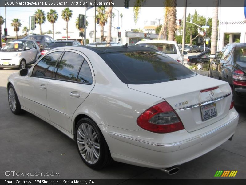Arctic White / Cashmere 2008 Mercedes-Benz E 350 Sedan