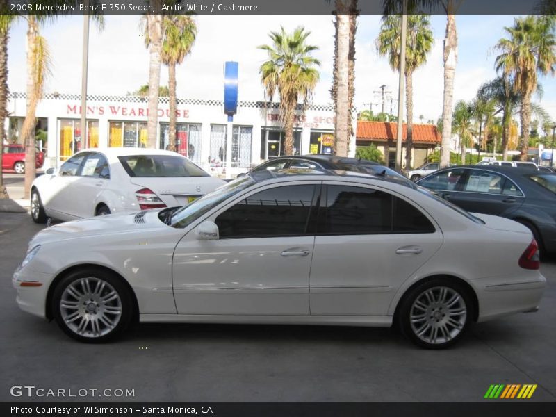 Arctic White / Cashmere 2008 Mercedes-Benz E 350 Sedan