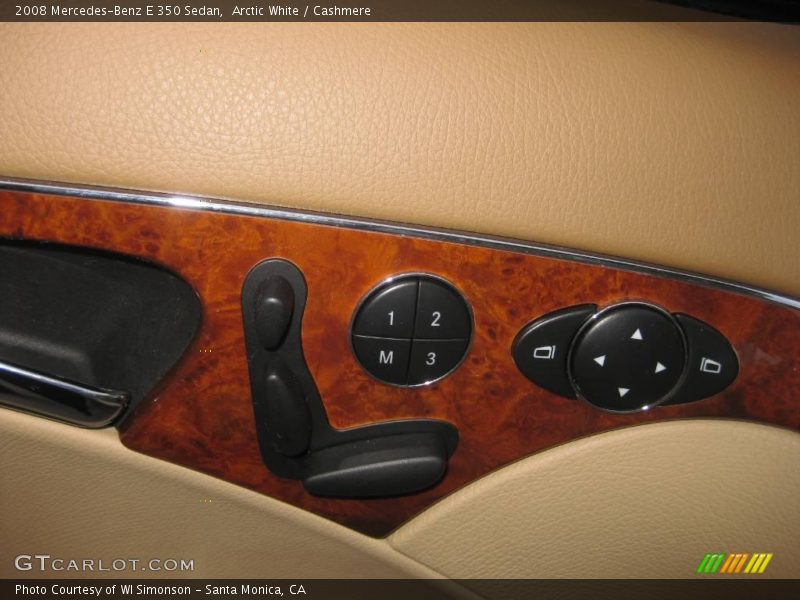 Arctic White / Cashmere 2008 Mercedes-Benz E 350 Sedan