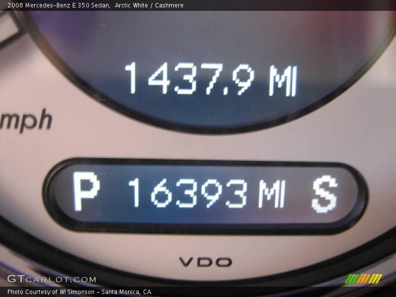 Arctic White / Cashmere 2008 Mercedes-Benz E 350 Sedan