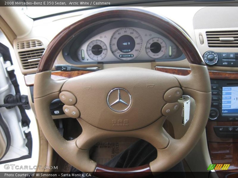 Arctic White / Cashmere 2008 Mercedes-Benz E 350 Sedan