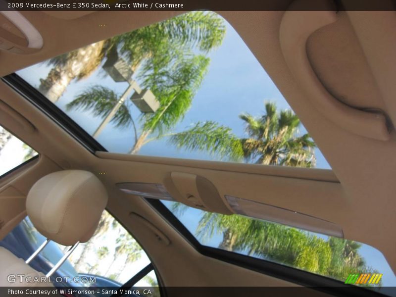 Arctic White / Cashmere 2008 Mercedes-Benz E 350 Sedan