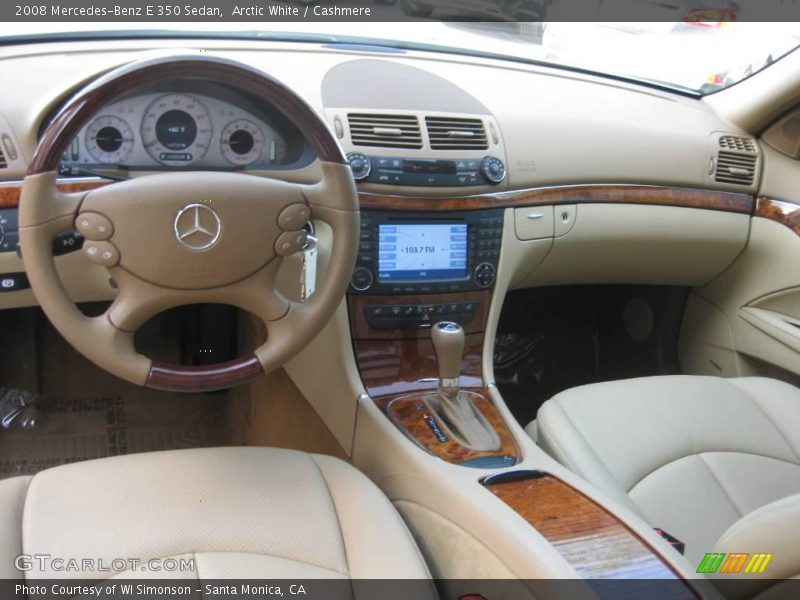 Arctic White / Cashmere 2008 Mercedes-Benz E 350 Sedan