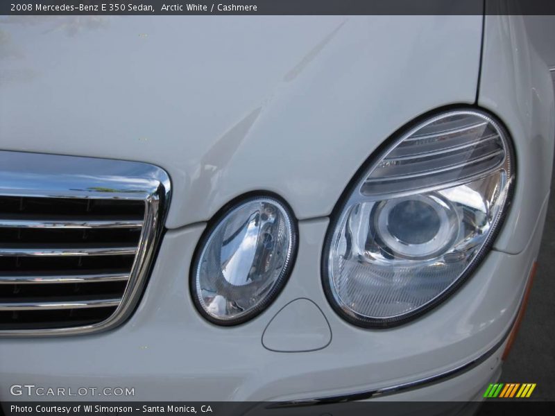 Arctic White / Cashmere 2008 Mercedes-Benz E 350 Sedan