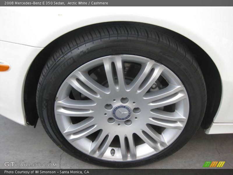 Arctic White / Cashmere 2008 Mercedes-Benz E 350 Sedan