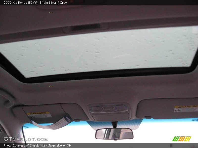 Bright Silver / Gray 2009 Kia Rondo EX V6
