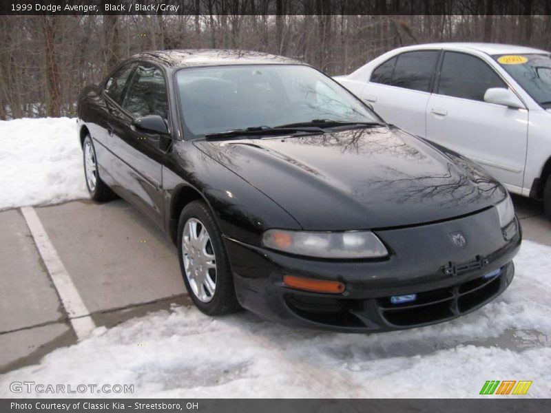 Black / Black/Gray 1999 Dodge Avenger