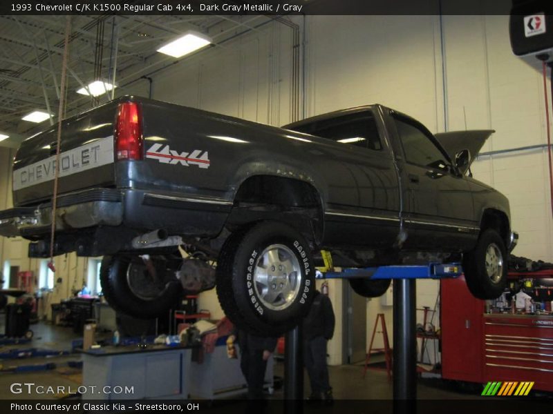 Dark Gray Metallic / Gray 1993 Chevrolet C/K K1500 Regular Cab 4x4