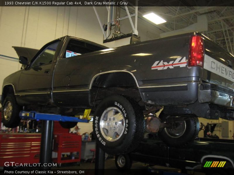 Dark Gray Metallic / Gray 1993 Chevrolet C/K K1500 Regular Cab 4x4