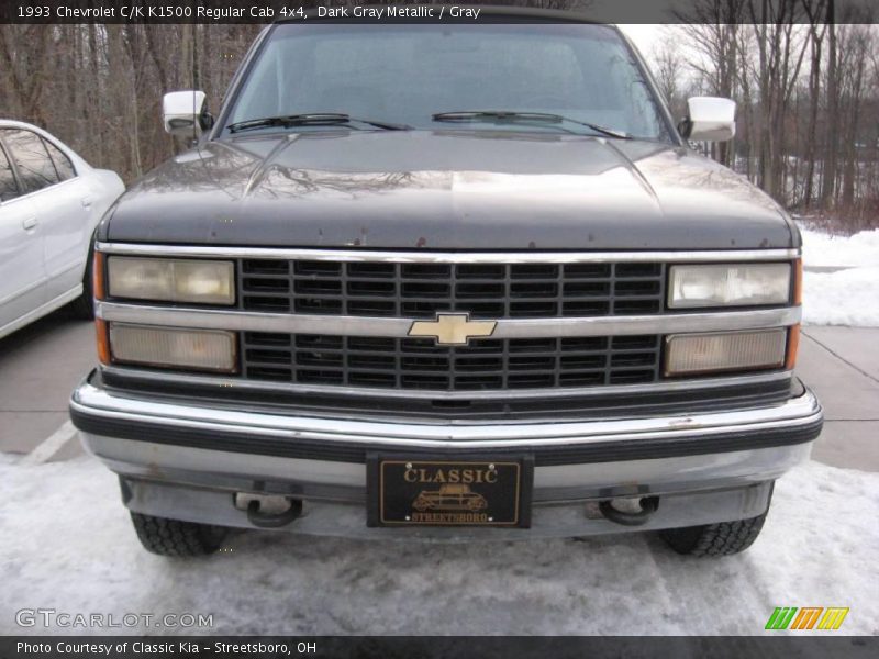 Dark Gray Metallic / Gray 1993 Chevrolet C/K K1500 Regular Cab 4x4