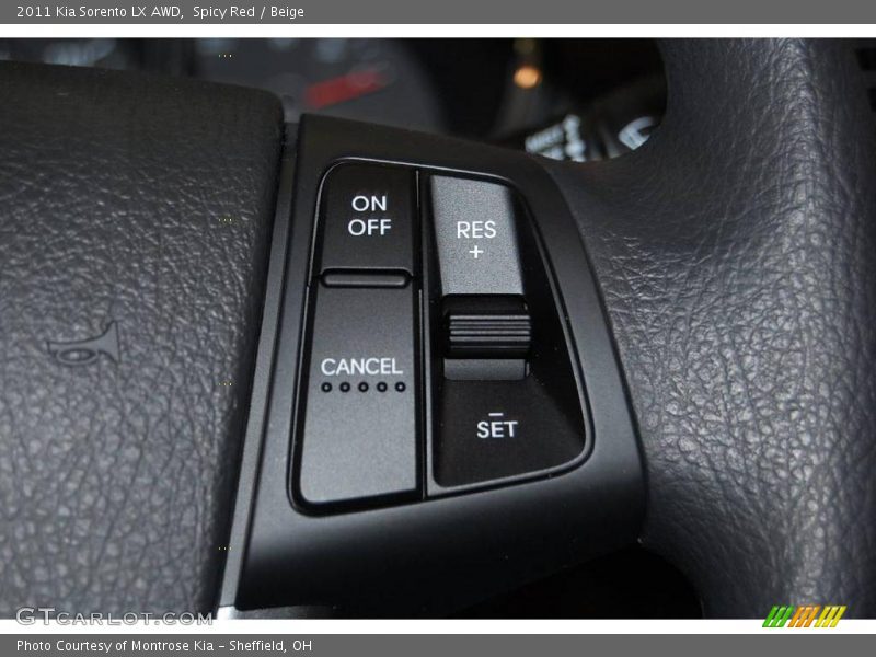 Spicy Red / Beige 2011 Kia Sorento LX AWD