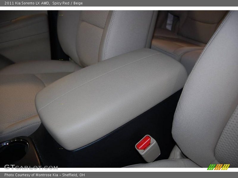 Spicy Red / Beige 2011 Kia Sorento LX AWD