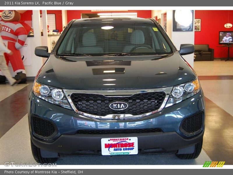 Pacific Blue / Gray 2011 Kia Sorento LX