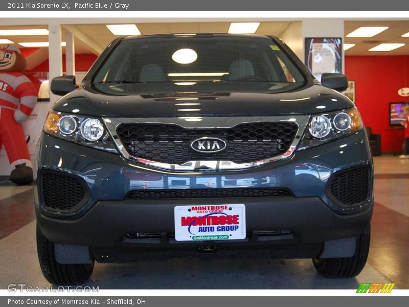 Pacific Blue / Gray 2011 Kia Sorento LX