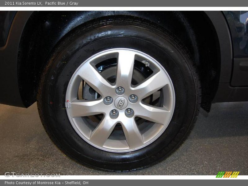 Pacific Blue / Gray 2011 Kia Sorento LX