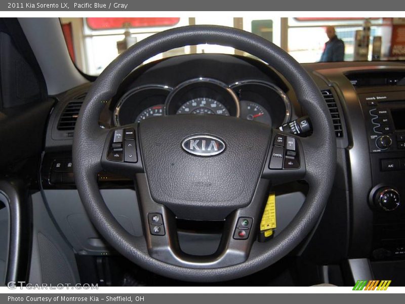 Pacific Blue / Gray 2011 Kia Sorento LX