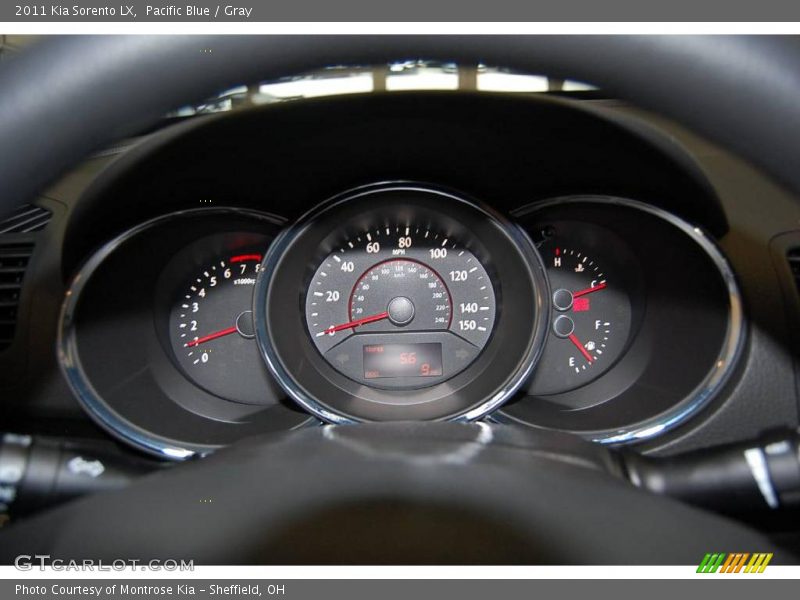 Pacific Blue / Gray 2011 Kia Sorento LX