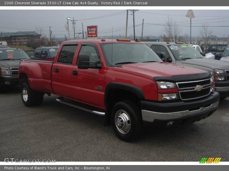 Victory Red / Dark Charcoal 2006 Chevrolet Silverado 3500 LT Crew Cab 4x4 Dually
