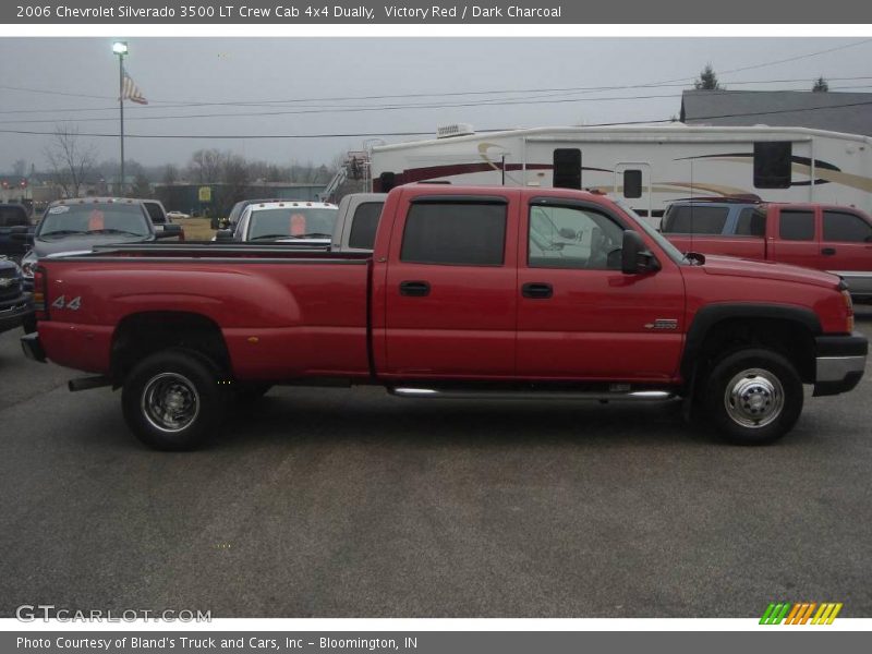 Victory Red / Dark Charcoal 2006 Chevrolet Silverado 3500 LT Crew Cab 4x4 Dually