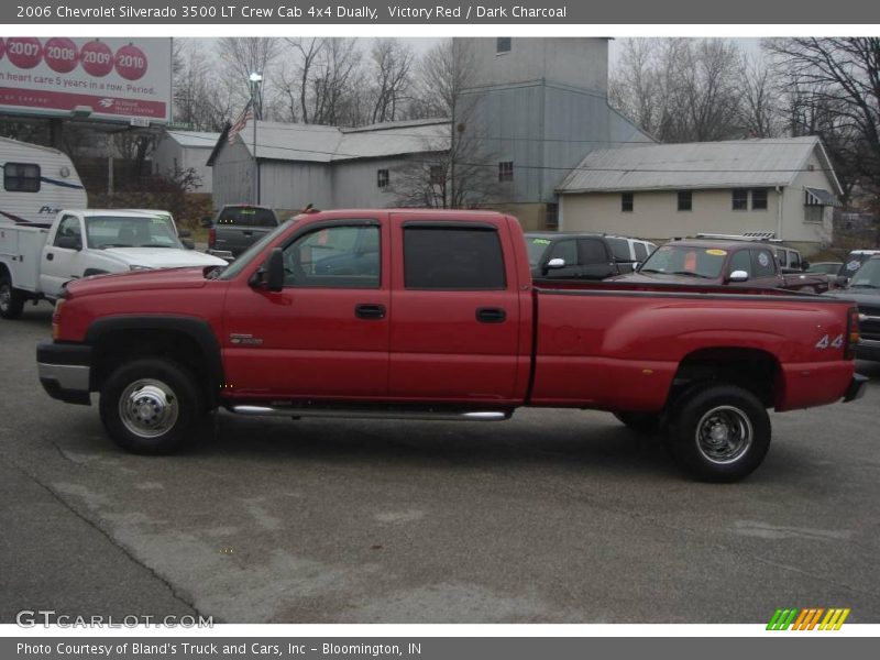 Victory Red / Dark Charcoal 2006 Chevrolet Silverado 3500 LT Crew Cab 4x4 Dually