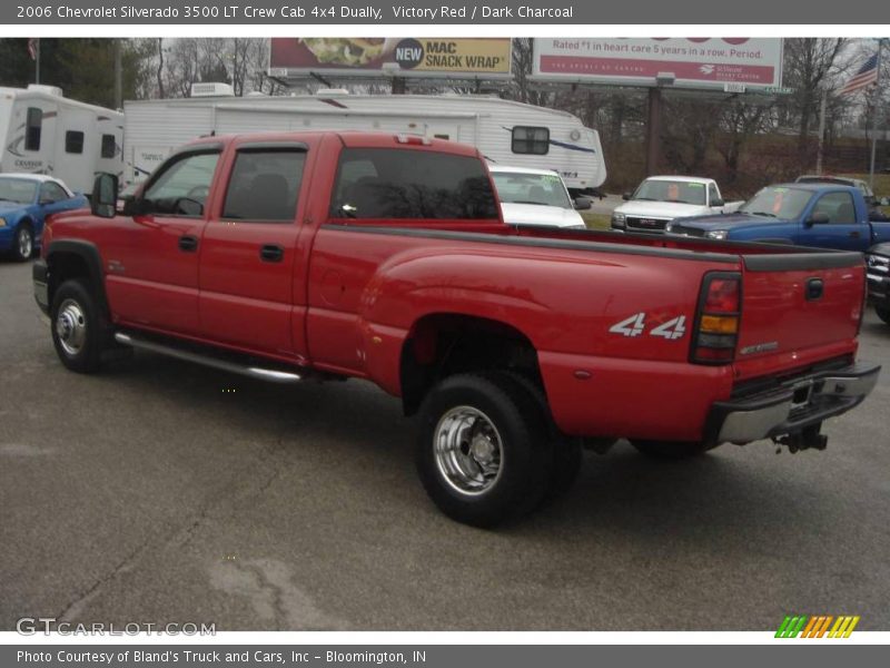 Victory Red / Dark Charcoal 2006 Chevrolet Silverado 3500 LT Crew Cab 4x4 Dually